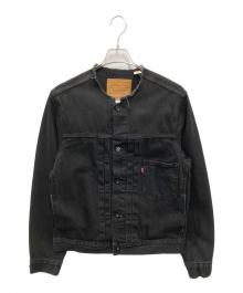LEVI'S（リーバイス）の古着「Type 1 Trucker Jacket COLLARLESS」｜ブラック