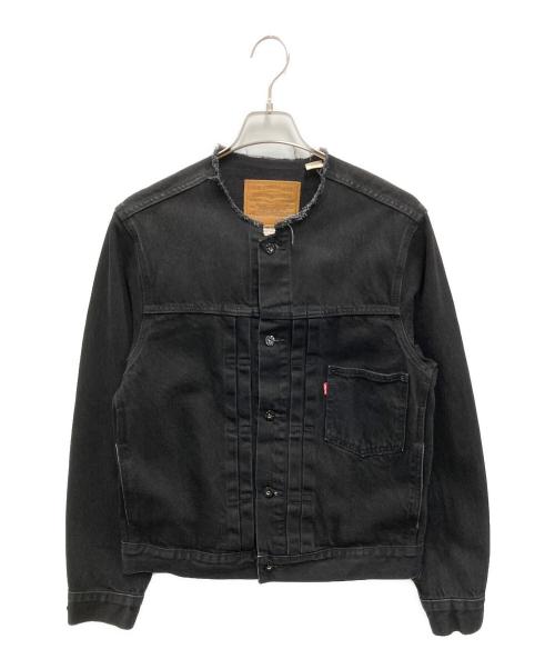 LEVI'S（リーバイス）LEVI'S (リーバイス) Type 1 Trucker Jacket COLLARLESS ブラック サイズ:XSの古着・服飾アイテム