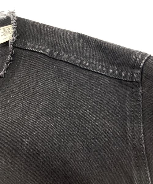 LEVI'S（リーバイス）LEVI'S (リーバイス) Type 1 Trucker Jacket COLLARLESS ブラック サイズ:XSの古着・服飾アイテム