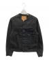 LEVI'S（リーバイス）の古着「Type 1 Trucker Jacket COLLARLESS」｜ブラック