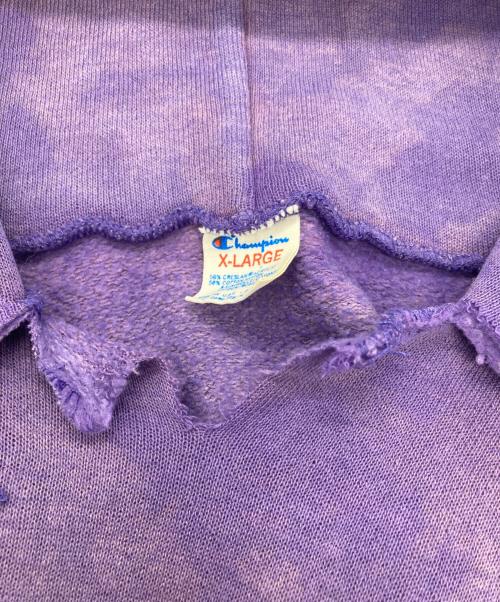 Champion（チャンピオン）Champion (チャンピオン) ヴィンテージプルオーバーパーカー パープル サイズ:XLの古着・服飾アイテム