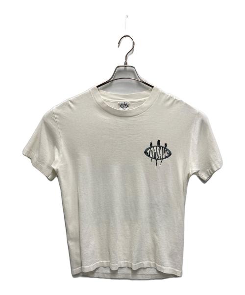 TOP DAWG（トップ ドッグ）TOP DAWG (トップ ドッグ) プリントTシャツ ホワイト サイズ:Mの古着・服飾アイテム