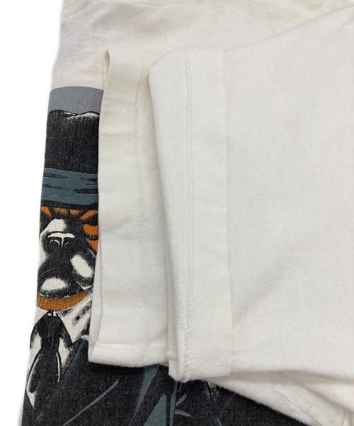 TOP DAWG（トップ ドッグ）TOP DAWG (トップ ドッグ) プリントTシャツ ホワイト サイズ:Mの古着・服飾アイテム