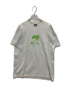 stussyステューシー）の古着「NURTURE TEE FOG」｜ホワイト