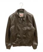 LEVI'Sリーバイス）の古着「【古着】フェイクレザージャケット」｜ブラウン
