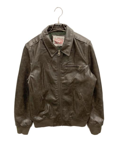 LEVI'S（リーバイス）LEVI'S (リーバイス) 【古着】フェイクレザージャケット ブラウン サイズ:Sの古着・服飾アイテム