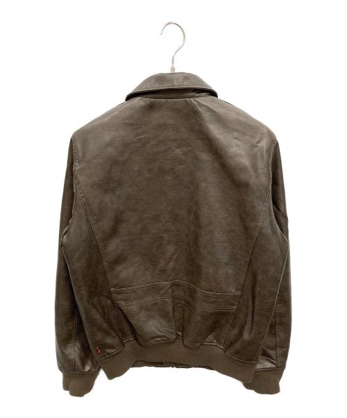 LEVI'S（リーバイス）LEVI'S (リーバイス) 【古着】フェイクレザージャケット ブラウン サイズ:Sの古着・服飾アイテム