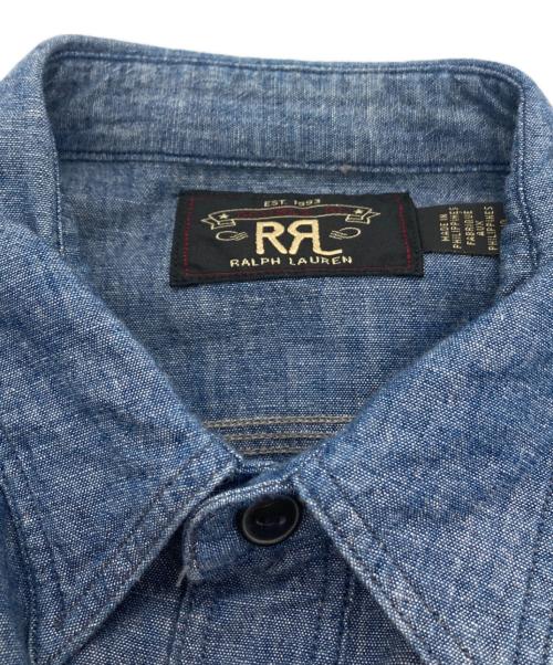 RRL（ダブルアールエル）RRL (ダブルアールエル) シャンブレーシャツ インディゴ サイズ:Sの古着・服飾アイテム