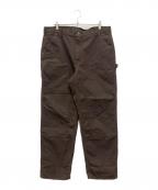 CarHarttカーハート）の古着「ダブルニーダックペインターパンツ」｜ブラウン
