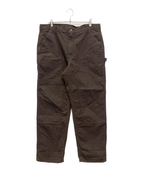 CarHartt（カーハート）CarHartt (カーハート) ダブルニーダックペインターパンツ ブラウン サイズ:W38の古着・服飾アイテム
