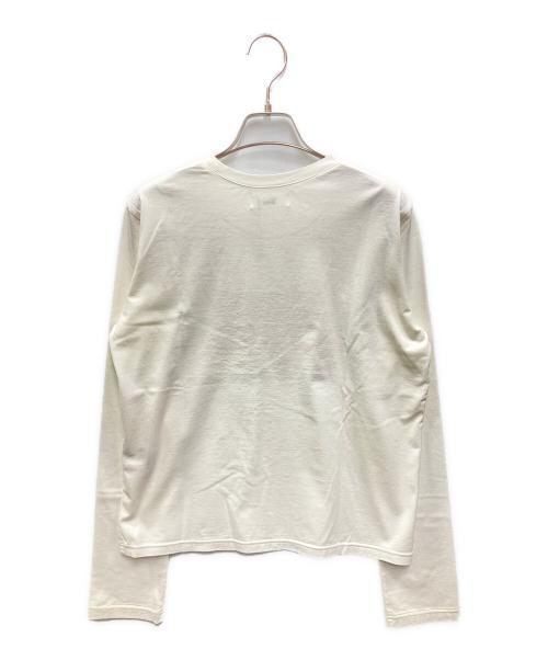 Ron Herman（ロンハーマン）Ron Herman (ロンハーマン) ラブ イズ プリント ロングスリーブティー ホワイト×レッド サイズ:S 未使用品の古着・服飾アイテム