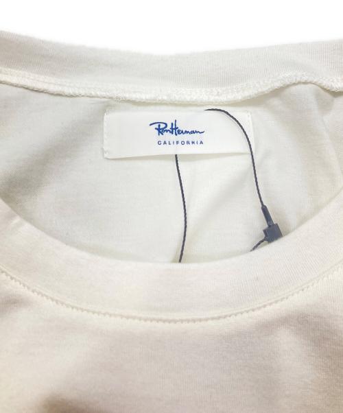 Ron Herman（ロンハーマン）Ron Herman (ロンハーマン) ラブ イズ プリント ロングスリーブティー ホワイト×レッド サイズ:S 未使用品の古着・服飾アイテム