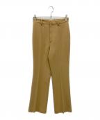 AURALEEオーラリー）の古着「TENSE WOOL DOUBLE CLOTH SLACKS」｜ベージュ