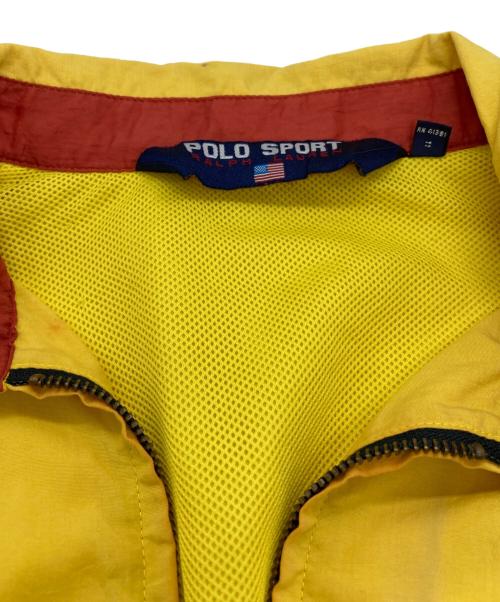 POLO SPORT（ポロスポーツ）POLO SPORT (ポロスポーツ) 【古着】スイングトップ イエロー×ネイビー サイズ:Lの古着・服飾アイテム