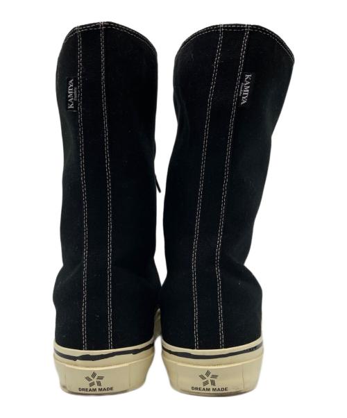 KAMIYA（カミヤ）KAMIYA (カミヤ) Aged Sole Long Sneaker ブラック サイズ:39の古着・服飾アイテム