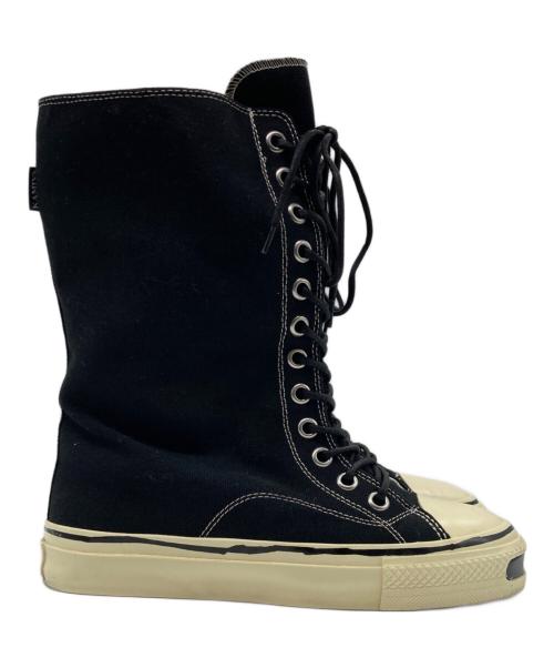 KAMIYA（カミヤ）KAMIYA (カミヤ) Aged Sole Long Sneaker ブラック サイズ:39の古着・服飾アイテム