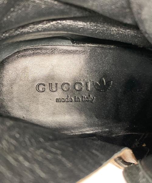 GUCCI（グッチ）GUCCI (グッチ) adidas (アディダス) レースアップブーツ ブラウン サイズ:6の古着・服飾アイテム