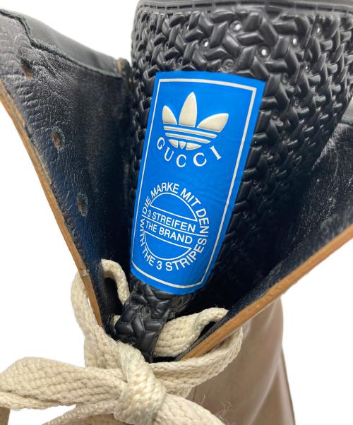GUCCI（グッチ）GUCCI (グッチ) adidas (アディダス) レースアップブーツ ブラウン サイズ:6の古着・服飾アイテム