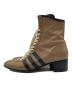 GUCCI (グッチ) adidas (アディダス) レースアップブーツ ブラウン サイズ:6：30000円