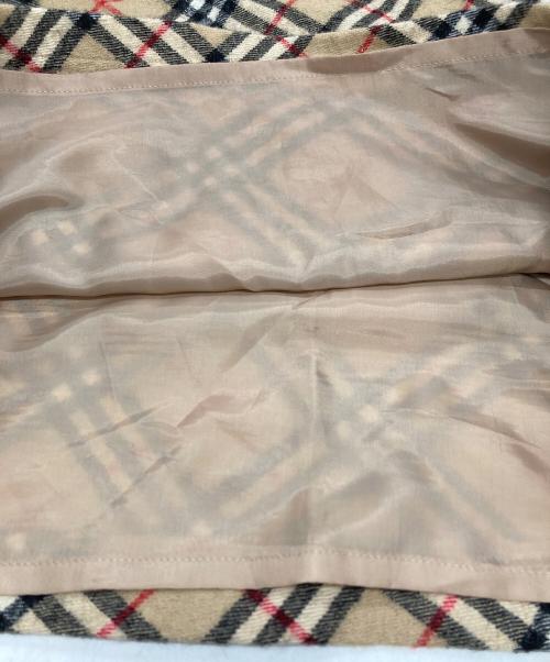 BURBERRY BLUE LABEL（バーバリー ブルー レーベル）BURBERRY BLUE LABEL (バーバリー ブルー レーベル) ノヴァチェックミニスカート ベージュ サイズ:SIZE 38の古着・服飾アイテム