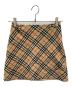 BURBERRY BLUE LABEL（バーバリー ブルー レーベル）の古着「ノヴァチェックミニスカート」｜ベージュ