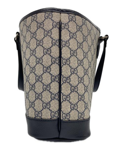 GUCCI（グッチ）GUCCI (グッチ) オフィディアスモールトートバッグ グレー×ネイビーの古着・服飾アイテム