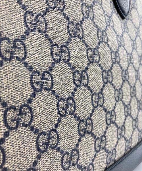 GUCCI（グッチ）GUCCI (グッチ) オフィディアスモールトートバッグ グレー×ネイビーの古着・服飾アイテム