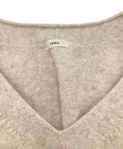 IENA（イエナ）IENA (イエナ) Fineニュージーウール ニュアンス Vプルオーバー ベージュ サイズ:FREEの古着・服飾アイテム