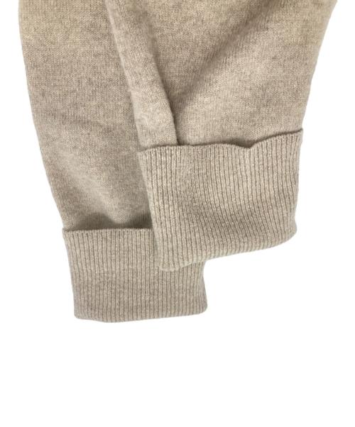 IENA（イエナ）IENA (イエナ) Fineニュージーウール ニュアンス Vプルオーバー ベージュ サイズ:FREEの古着・服飾アイテム