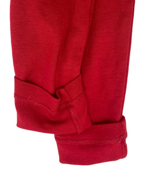 FLORE FLORE（フローレ フローレ）FLORE FLORE (フローレ フローレ) JESS LONGSLEEVE Tシャツ レッド サイズ:Sの古着・服飾アイテム