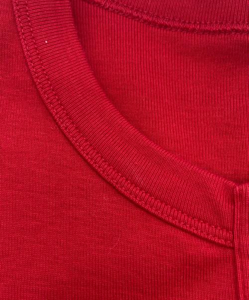 FLORE FLORE（フローレ フローレ）FLORE FLORE (フローレ フローレ) JESS LONGSLEEVE Tシャツ レッド サイズ:Sの古着・服飾アイテム