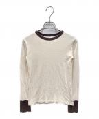 fifi collectionフィフィコレクション）の古着「ロングスリーブTシャツ」｜アイボリー