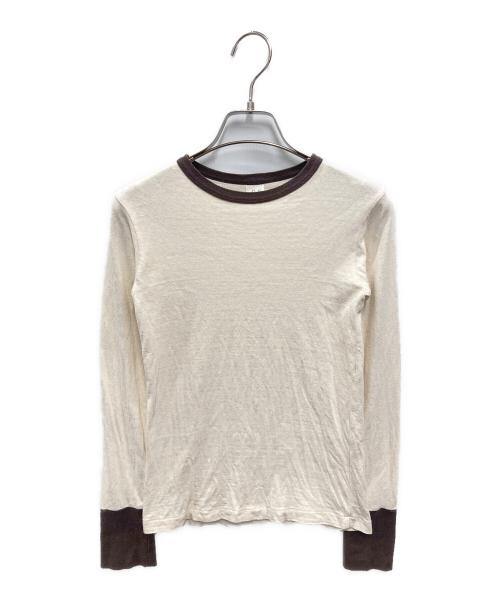 fifi collection（フィフィコレクション）fifi collection (フィフィコレクション) ロングスリーブTシャツ アイボリー サイズ:FREEの古着・服飾アイテム
