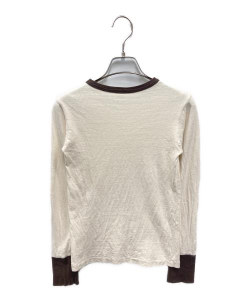 fifi collection（フィフィコレクション）fifi collection (フィフィコレクション) ロングスリーブTシャツ アイボリー サイズ:FREEの古着・服飾アイテム
