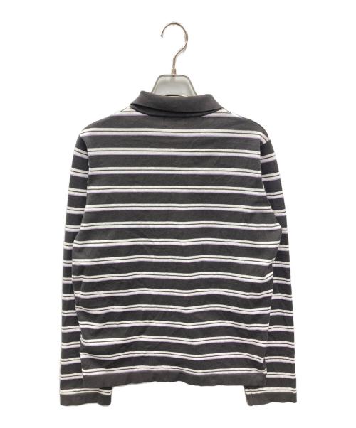 IENA（イエナ）IENA (イエナ) 襟付きボーダーニット グレー サイズ:FREEの古着・服飾アイテム