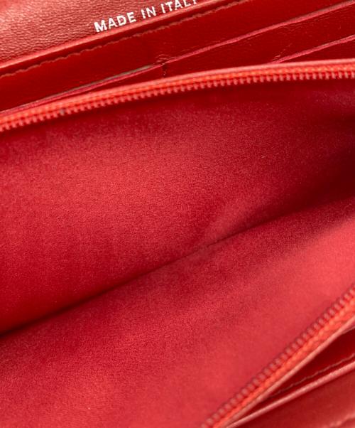 CHANEL（シャネル）CHANEL (シャネル) ココマークレザー長財布 レッドの古着・服飾アイテム