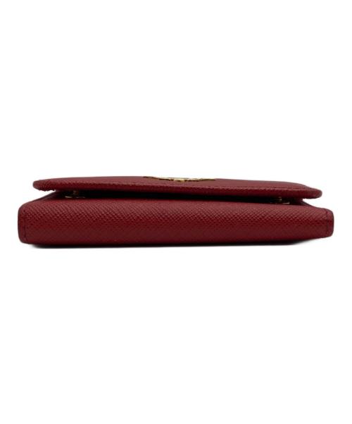 PRADA（プラダ）PRADA (プラダ) サフィアーモ6連キーケース レッドの古着・服飾アイテム