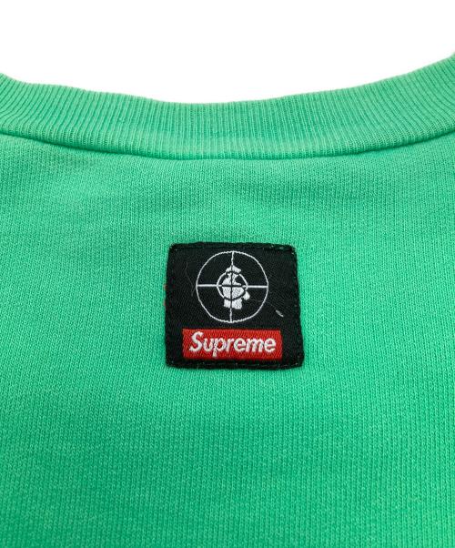 SUPREME（シュプリーム）SUPREME (シュプリーム) PUBLIC ENEMY (パブリック エネミー) クルーネックスウェット グリーン サイズ:XLの古着・服飾アイテム