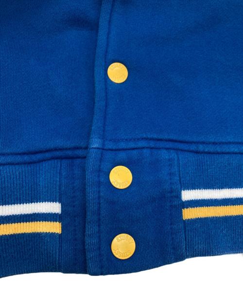 stussy（ステューシー）stussy (ステューシー) スウェットスタジャン ブルー サイズ:Lの古着・服飾アイテム