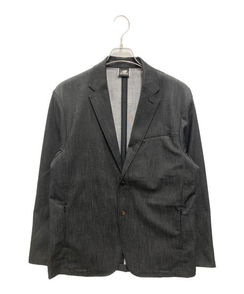 NEW BALANCE（ニューバランス）NEW BALANCE (ニューバランス) MET24 Denim Single Jacket ブラック サイズ:Lの古着・服飾アイテム