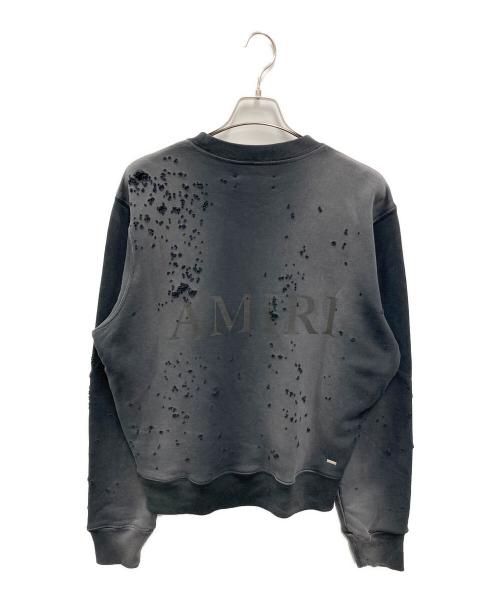 AMIRI（アミリ）AMIRI (アミリ) 24AW MA CORE LOGO DHOTGUN CREWNECK ブラック サイズ:S 未使用品の古着・服飾アイテム