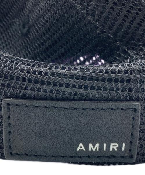 Ameri（アメリ）AMERI (アメリ) メッシュキャップ ブラック×パープル サイズ:56cm~62cmの古着・服飾アイテム