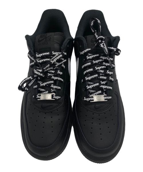 NIKE（ナイキ）NIKE (ナイキ) Supreme (シュプリーム) Air Force 1 Low ブラック サイズ:26.5cmの古着・服飾アイテム