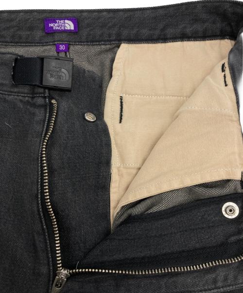 THE NORTHFACE PURPLELABEL（ザ・ノースフェイス パープルレーベル）THE NORTHFACE PURPLELABEL (ザ・ノースフェイス パープルレーベル) Denim Wide Tapered Field Pants ブラック サイズ:30の古着・服飾アイテム