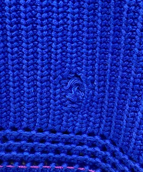 SandWaterr（サンドウォーター）SANDWATERR (サンドウォーター) ORGANIZED CREW NECK SWEATER ブルー サイズ:2の古着・服飾アイテム