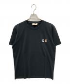 maison kitsuneメゾンキツネ）の古着「DOUBLE FOX HEAD」｜ブラック