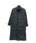 LIDnM（リドム）の古着「Stand Collar Structured Wool Coat」｜グレー
