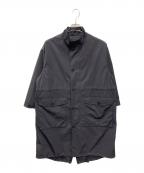 Kamakura Shirts×DICROSカマクラシャツ×ディクロス）の古着「スタンドカラーコート」｜ネイビー