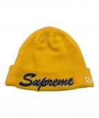SUPREME×New Eraシュプリーム×ニューエラ）の古着「ニット帽」｜イエロー