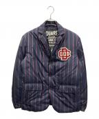 DSQUARED2ディースクエアード）の古着「テーラードダウンジャケット」｜ネイビー
